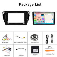 Podofo Android Autoradio 10 pouces 4 + 64G Autoradio Carplay Android Auto pour Skoda Superb 2015 IPS DSP GPS RDS WIFI Dropshipping