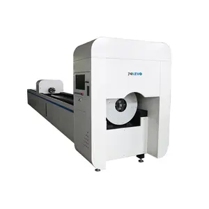 JNKEVO máquina de corte a laser de fibra para tubos com motor servo Yaskawa, tubo de feixe h, cortador de plasma cnc