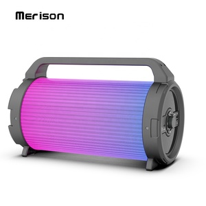 portable bluetooth microphone karaoke surround sound system loud boombox speaker