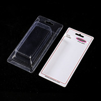 Plateau intérieur recyclable de boîte de boursouflure d'écouteur de PVC PET avec la carte d'insertion et l'aspiration pour l'électronique pour l'emballage de téléphone portable