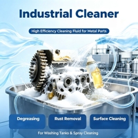 Solution de lavage universelle pour pièces et dégraissant à base d'eau pour le nettoyage des composants métalliques industriels généraux, des huiles et des graisses