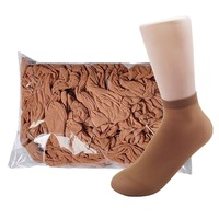 Chaussettes de Compression Jetables Blanches et Confortables en Maille Portable pour Homme et Femme pour Voyage d'Affaires