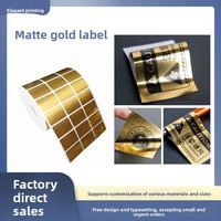 Autocollants personnalisés en acrylique mat, autocollants adhésifs à une face, lavables, haute viscosité, imprimés en couleur, logos de marques