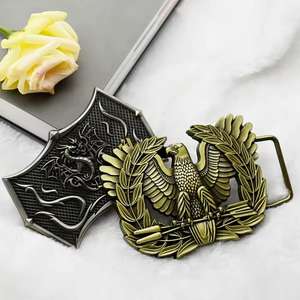 Accessoires de conception de logos personnalisés, pas chers, rotatifs, en alliage de zinc, avec technique de placage or, motif Faucon, <span class=keywords><strong>Dragon</strong></span>, Hélicoptère, Ange, Armure, effet 3D - Product Image 4