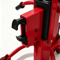 Pince manuelle hydraulique pour fûts, mâchoires de préhension pour fûts en fer/plastique, chariot à main, moule de serrage semi-circulaire, modèle 300 mm, levage 830 mm