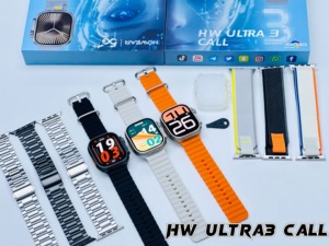 2025ใหม่สมาร์ตวอตช์4G/5G ซีรีส์ HW มาพร้อมกับสายรัดสุดหรู3เส้น - Product Image 3