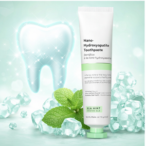 Pasta Dental Sin Flúor con Nano Hidroxiapatita para Reparación del Esmalte, Dientes Sensibles, Blanqueamiento, Aliento Fresco, Cuidado Bucal - Product Image 1