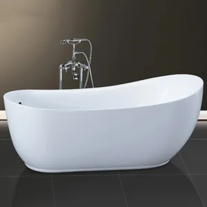 Rectangle Shape Acrylic White Solid Surface Corner Freestanding Message Bathtub Acrylic Message Bathtub