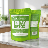 Té Herbal Adelgazante Detox de 14 Días para Exportación, Té Medicinal para Pérdida de Peso Sin Azúcar, Mejora la Densidad Ósea
