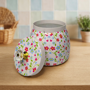 Elegant Wholesale Candy Chocolate Dry Fruit <b>Box</b> & Acrylic Knob Lid Flower Sticker Printing Enamel for Table Decor - Product Image 6