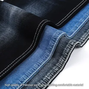 Finta maglia 12oz prima del lavaggio dobby cotone jeans tessuto Pakistan buon filato tessuto jeans di alto livello per uomo Bangladesh India market