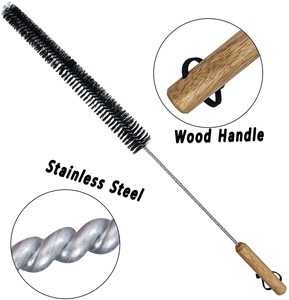 <span class=keywords><strong>Plumero</strong></span> de cepillo de limpieza de calentador de radiador flexible de largo alcance con cerdas duraderas - Product Image 4