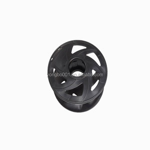 Filament d'imprimante 3D YONGBO 1kg en PS recyclé écologique, bobine de 200mm, noir transparent, moulage par injection, type 80mm - Product Image 1