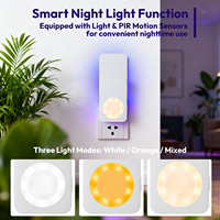 Trampa para Moscas con Luz UV LED, Atrapa Insectos Electrónico para Interiores, Mata Mosquitos Enchufable, Equipo Eficiente para el Control de Plagas