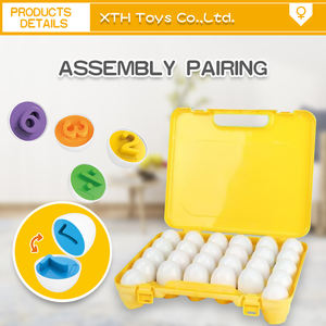 Lettres correspondant oeufs 26 pièces Alphabet couleur trieur Puzzle Pâques <span class=keywords><strong>Bingo</strong></span> jeu apprentissage motricité fine Montessori cadeau pour les enfants - Product Image 5