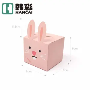 Bad Bunny portachiavi Rubik Cube Flower Hat Box per scatola di spedizione bianca scatola di lusso personalizzata
