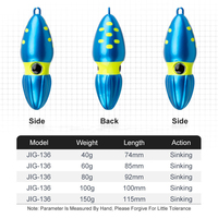Leurre Bionique en Plaque Métallique en Forme de Gourde 120g pour la Pêche en Mer à Bateau, Appât Artificiel Dur à Agitation Lente