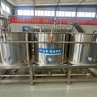 Machine commerciale de cuisson de lait de soja en acier inoxydable traitement de produit de haricot industriel pour la production de produits de tofu et de soja