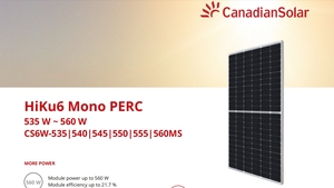 แผงโซลาร์เซลล์โมโนคริสตัลไลน์แบบกระจกเสริมความแข็งแรง ยี่ห้อดังของจีน Longi Risen Canadian De กำลังไฟ 550W 580W 530 วัตต์ สำหรับใช้ในบ้าน - Product Image 2