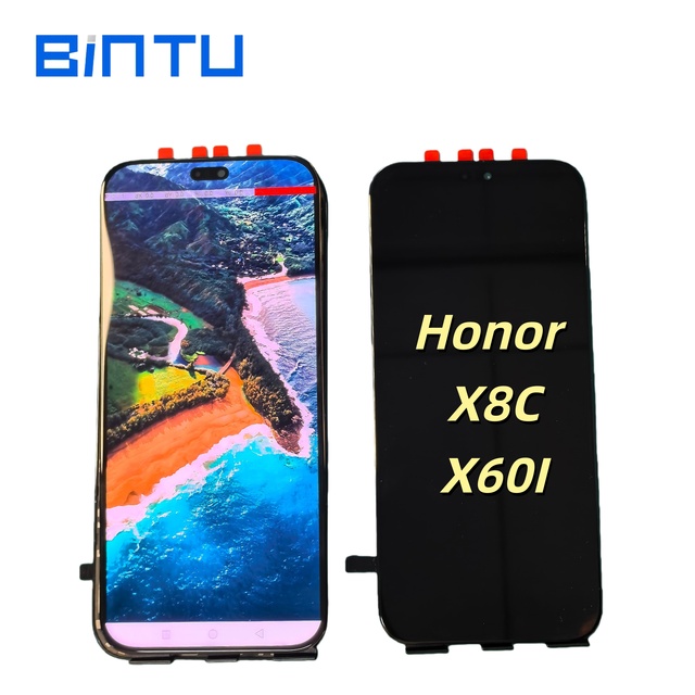 BINTU High Quality OLED Assembly for Honor X8C/X60I Mobile Phone Repaired Parts with 1 Year Warranty