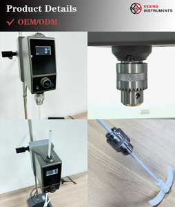 20L Digital Electric Stainless Steel Automatic Agitator <strong>Mixer</strong> with Motor Magnetic Heating Stirrer for Laboratory Overhead Use - Product Image 3