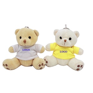 T-shirt <span class=keywords><strong>con</strong></span> Logo personalizzato all'ingrosso orsacchiotto farcito piccolo orsacchiotto peluche giocattolo - Product Image 1