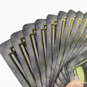 Напечатанные по индивидуальному заказу карты Таро с изображением оракула с позолоченными золотыми краями - Product Image 4