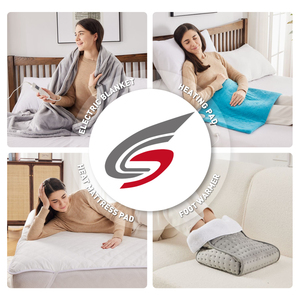 <span class=keywords><strong>Couverture</strong></span> <span class=keywords><strong>chauffante</strong></span> électrique lavable BSGROUP <span class=keywords><strong>160</strong></span>*120cm avec fil chauffant, 3 niveaux de chaleur et protection contre la surchauffe pour <span class=keywords><strong>lit</strong></span> - Product Image 6