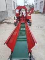 Machine à couper les arbres forestiers Processeur de bois de chauffage de 22 tonnes avec élévateur de bûches hydraulique