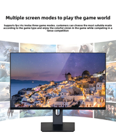 Ergonomic Height Adjustable All in One PC Desktop Computer for Business Office with Pop-up Privacy Camera and Bezel-less Display