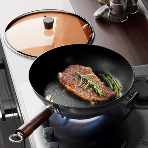 Sartén de hierro Demark de 32 cm, antiadherente, redonda, para cocina de gas e inducción - Product Image 1