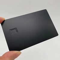 Cartes de visite NFC métalliques personnalisées 4442 et 4428 avec impression UV, fente pour puce vierge pour utilisation en crédit/remise