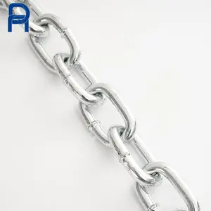 Welded Short Link Chain for Lifting Zinc Galvanized Metal Carbon White OEM Steel Surface Packing Finish Wheel Color Material SHN