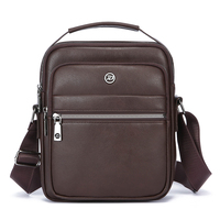 Tas Selempang Pria Fashion Berkualitas Tinggi Tahan Air Portabel Multi Kompartemen dengan Pegangan untuk Kantor dan Perjalanan.