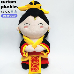 Muñeca de Peluche de Dibujos Animados con Falda Amarilla, Orejas de Gato y Bordado, Precio de Fábrica, para Compañera de Sueño de Bebés - Product Image 1
