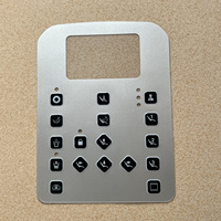 Panneau à membrane, fourni par ODM/OEM avec conception de touches rétroéclairées, fenêtres de contrôle, coins arrondis et impression de logo pour l'automatisation des bâtiments