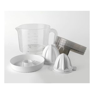 Exprimidor de cítricos eléctrico de 30W con presión manual, capacidad de 1000 ml con marcas de medición para hacer jugo fresco - Product Image 2