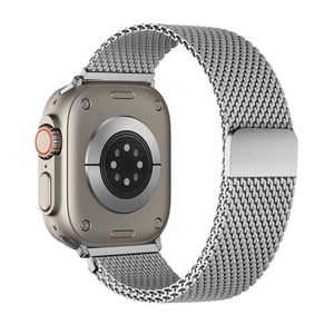 Venta caliente y de moda para <span class=keywords><strong>correa</strong></span> de reloj <span class=keywords><strong>Apple</strong></span> con <span class=keywords><strong>correa</strong></span> de hebilla magnética de metal de malla gruesa 38/40/41mm - Product Image 3