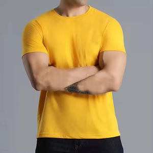 เสื้อยืดผู้ชายดีไซน์ล่าสุด ผ้าฝ้าย 100% แฟชั่นคุณภาพสูง เสื้อยืดผู้ชายสีตามสั่ง แขนสั้น - Product Image 1