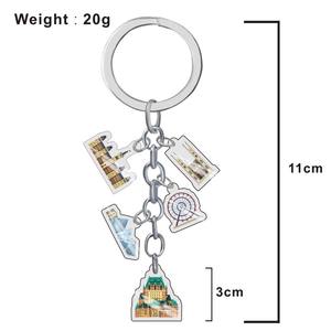 Porte-clés en acrylique personnalisés style Canada avec protection UV – Prix de gros - Product Image 4