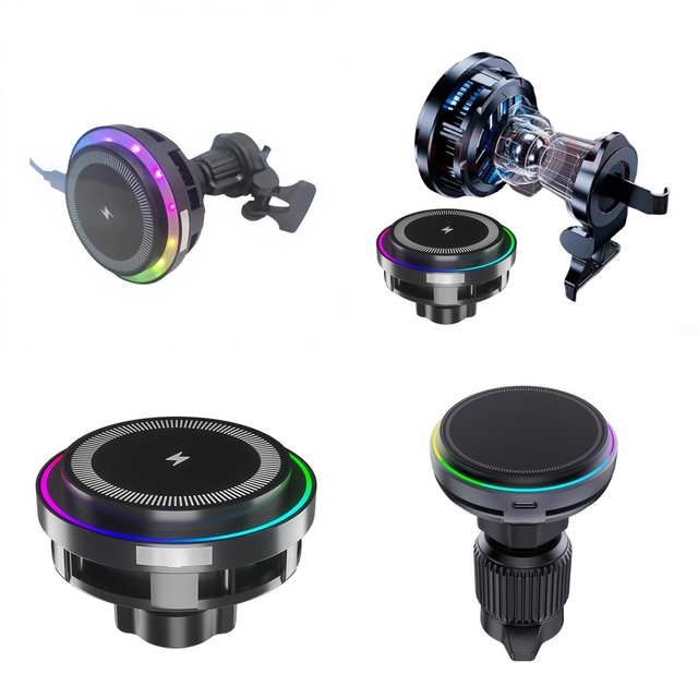 Smart TEC Cooling Car Phone Charger Magnetic Wireless Phone Mount Wholesale Smart Chip Temperature Control Thermoelectric Cooler