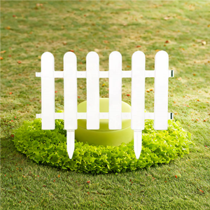 Tùy chỉnh Mini trắng nhựa vườn hàng rào trang trí <span class=keywords><strong>picket</strong></span> edgings cho bãi cỏ công cụ chủ sở hữu tối ưu cho khu vườn nhỏ - Product Image 4