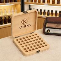 Boîte cadeau en bois recyclable personnalisée de luxe, faite à la main, pour huiles essentielles, étui de rangement pour huiles essentielles, étuis pour huiles essentielles