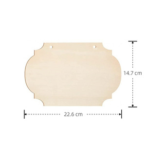 Fette di Legno Grezze da Appendere per Decorazioni Ecologiche Fai-da-Te, Graffiti, Scrittura e Pittura per Bambini, Decorazione per Porta di <span class=keywords><strong>Benvenuto</strong></span> - Product Image 3