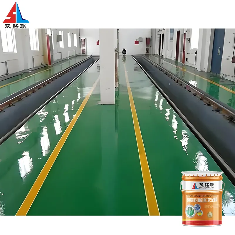 Revestimento acrílico líquido de pintura a base de água para piso, sistema de nivelamento de pintura intermediária em cor personalizada por atacado