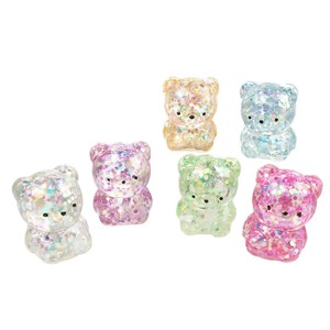 Popular Stress Relief Bear Squishy Alphabet Sequins Jelly Candy Fidget <b>Ball</b> Capsule Hand <b>Squeeze</b> Toy - Product Image 1
