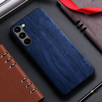 Étui de téléphone en cuir PU à motif grain de bois pour Samsung Galaxy S26 S25 S24 S23 S22 Ultra A16 A36 A56 A15 A35 A55 A73