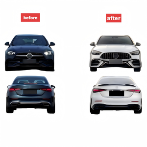 Kit carrosserie C63S <span class=keywords><strong>AMG</strong></span> pour <span class=keywords><strong>Mercedes</strong></span>-Benz <span class=keywords><strong>Classe</strong></span> <span class=keywords><strong>C</strong></span> W206, compatible avec les modèles 2022-2023, aucun découpage requis. - Product Image 2