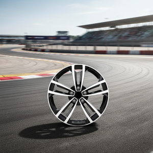 Cerchio in Alluminio JZB OEM Nuovo 17 Pollici 5x112 Finitura Nera Larghezza 9J Design Multirazze per Golf VIII <span class=keywords><strong>T</strong></span>-<span class=keywords><strong>Roc</strong></span> Touran B8 B9 - Product Image 6