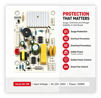 Carte de circuit imprimé durable AMOR SUCAN SU-11R pour plaque de cuisson infrarouge avec protection multi-sécurité pour appareils de cuisine OEM